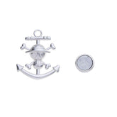 Tüchermagnet-Anker mit Totenkopf - Fox by Ren